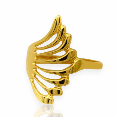 Anillo de Abanico de mar, oro real
